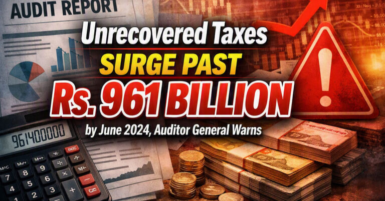 Unrecovered-Taxes-Surge-Past-Rs.-961-Billion-by-June-2024,-Auditor-General-Warns