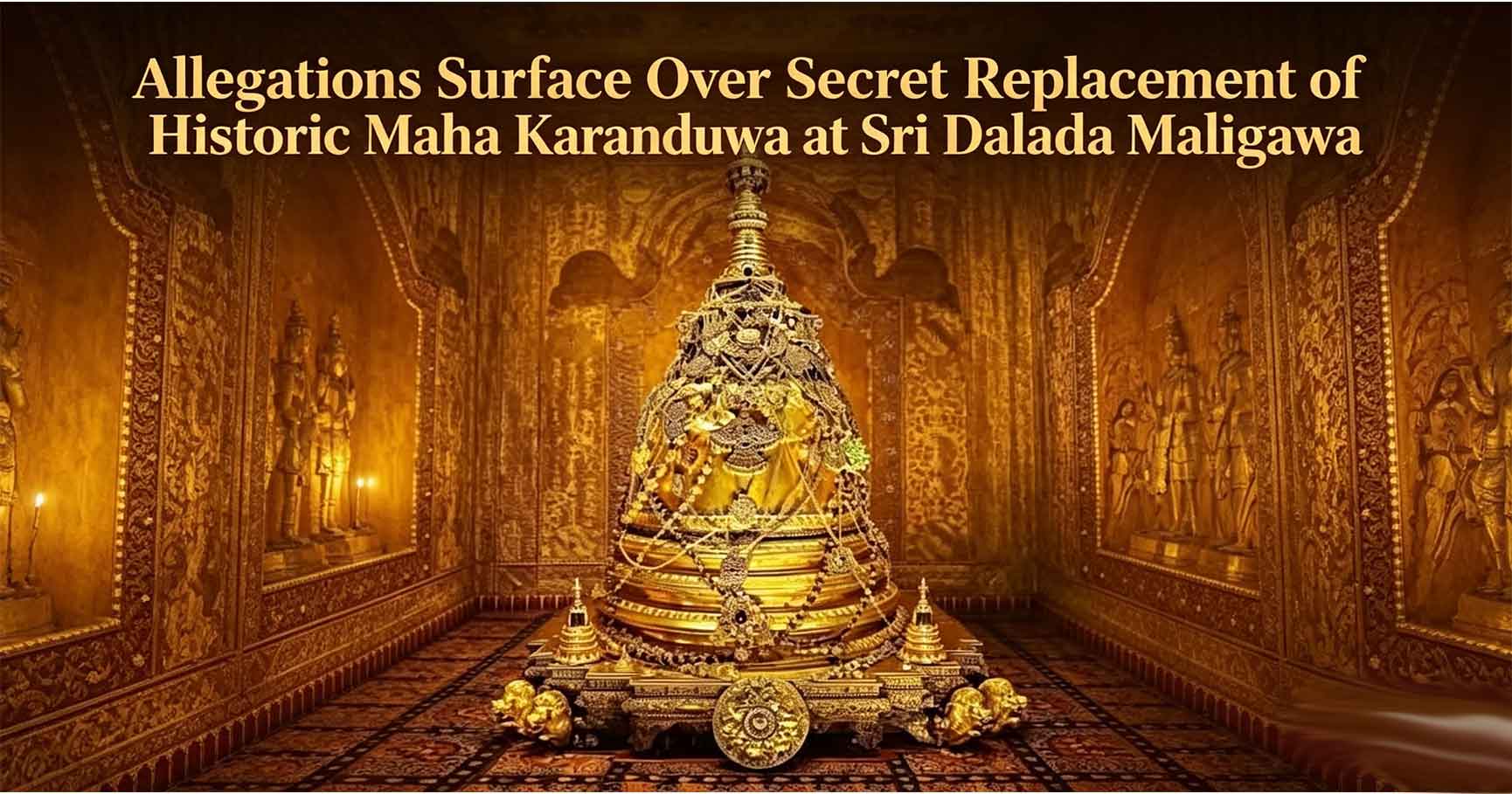 Allegations-Surface-Over-Secret-Replacement-of-Historic-Maha-Karanduwa-at-Sri-Dalada-Maligawa