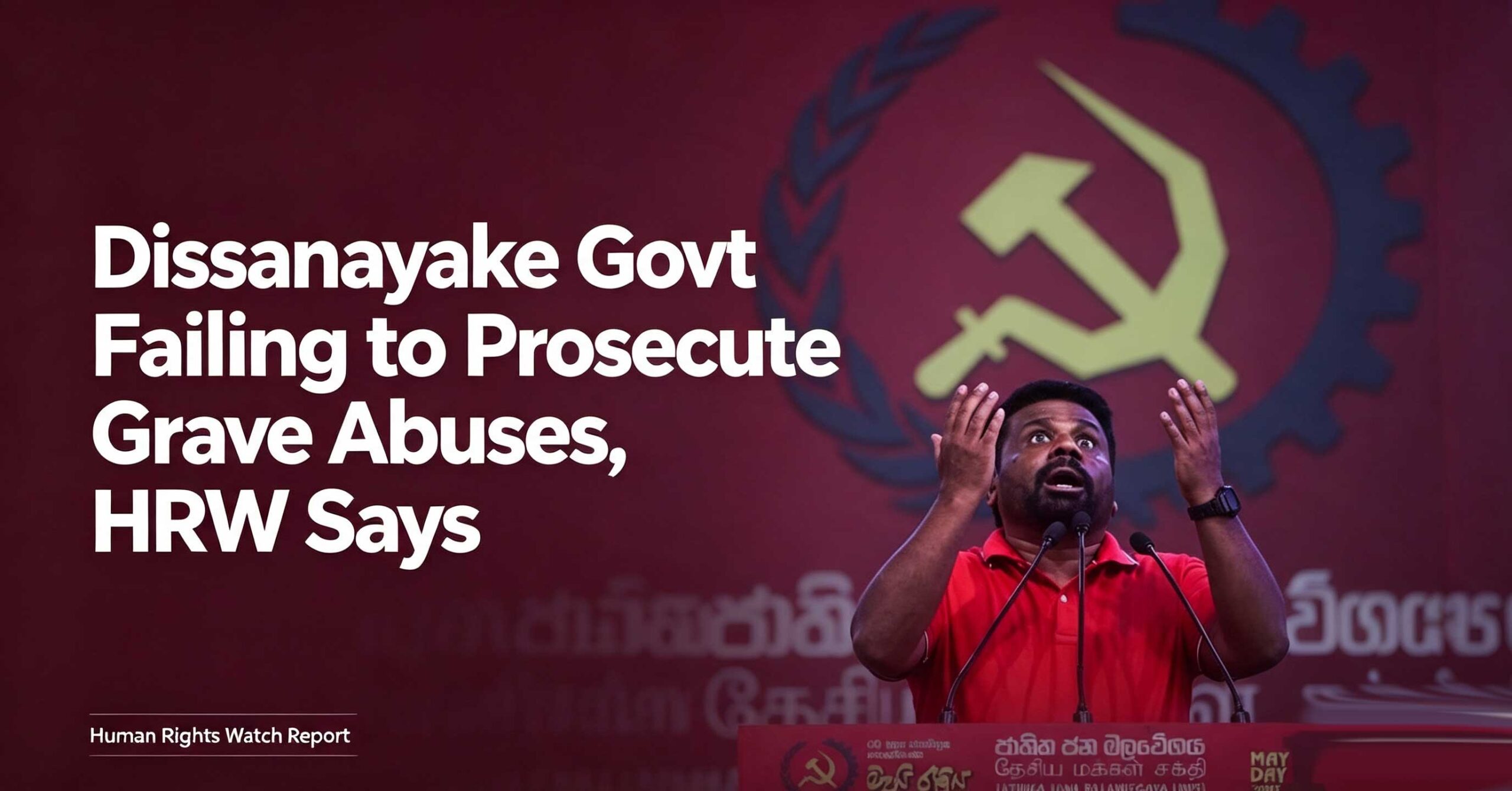 Dissanayake-Govt-Failing-to-Prosecute-Grave-Abuses,-HRW-Says