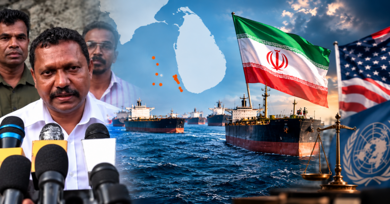 Geopolitical Maritime Tension Collage