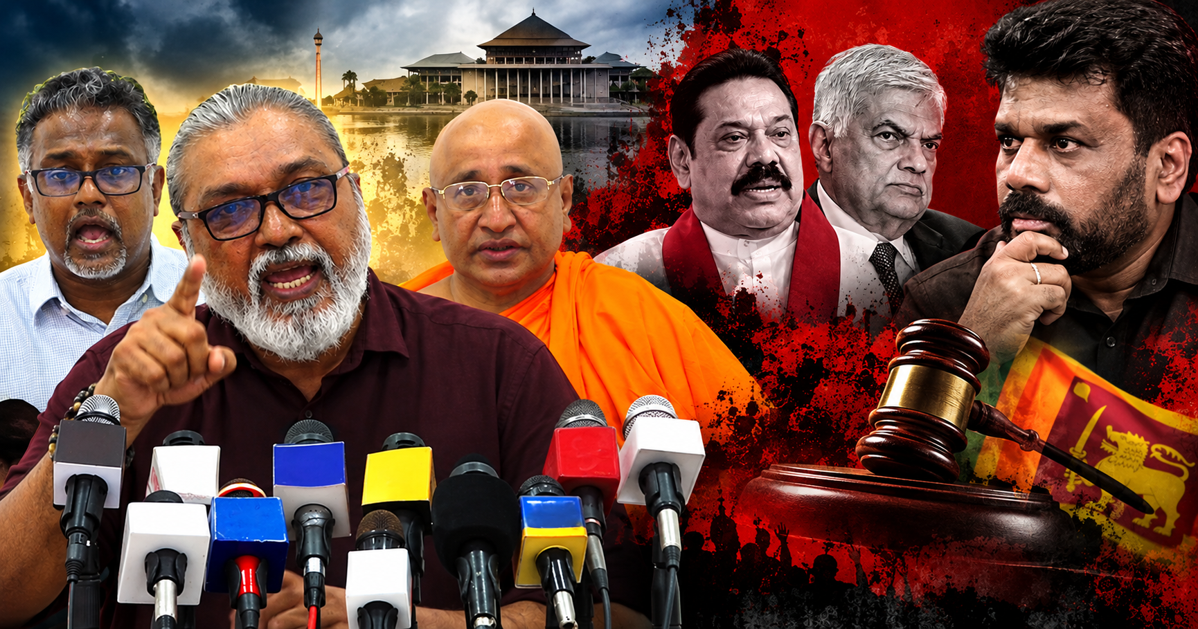 Sri Lankan Press Conference Showdown